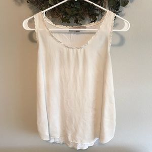 Loft Scallop Trim Shirt